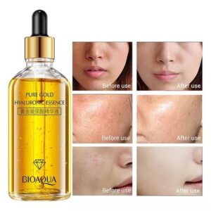 Serum Facial 24K Gold Bioaqua – Hidratación Profunda, Antiedad y Luminosidad con Ácido Hialurónico