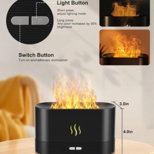 Humidificador Tipo Chimenea con Aromaterapia – Efecto Llama Real, LED, Silencioso y Decorativo