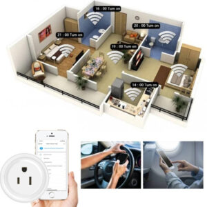 🔌 Enchufe Inteligente WiFi – Compatible con Alexa y Google Home | Control por Voz y App
