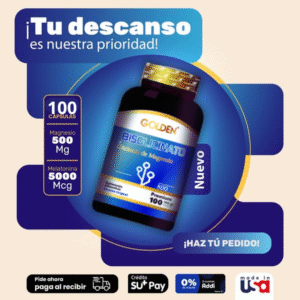 Bisglicinato de Magnesio • 100 Perlas • INVIMA