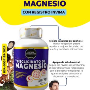 Bisglicinato de magnesio CON INVIMA