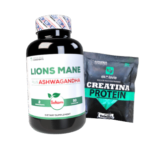 Ashwagandha con Proteína Vegan + Lion’s Mane