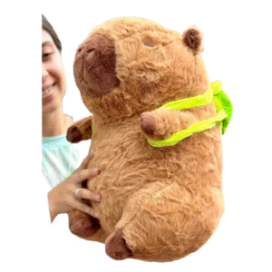 Peluche Capibara Chigüiro para Niños – Suave, Realista, Antiestrés y Súper Abrazable