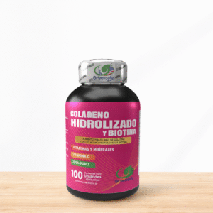 Colágeno Hidrolizado con Biotina X 100 Softgels – Piel, Cabello y Uñas